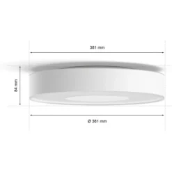 Sale Xamento plafond, hvid, Ø38 cm Philips Hue|Philips Hue