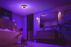 Clearance Xamento plafond, sort, Ø38 cm Philips Hue|Loftlamper