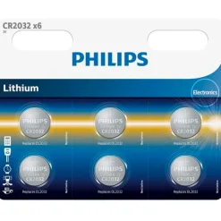 Discount Lithium CR2032 batterier, Batterier|Philips