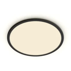 Online myBathroom SceneSwitch Super Slim plafond, sort, 2700K, Ø30 cm Philips
