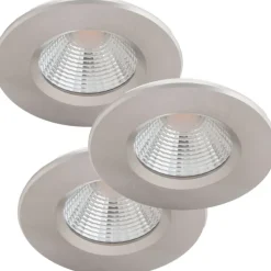 New myLiving Dive indbygningsspot, nikkel, 3-pak Indbygningsspots|Philips