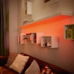 Clearance myLiving LED strip, farvet lys & fjernbetjening, 5 meter Led Strips|Philips