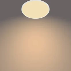 myLiving SceneSwitch Super Slim plafond, hvid, 2700K, Ø25 cm Philips