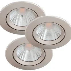 Sale myLiving Sparkle indbygningsspot, 2700K, 5,5W, krom, 3-pak Indbygningsspots|Philips