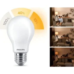 Hot SceneSwitch E27 standardpære, 2200-2700K, 7,5W Led Pærer|Philips