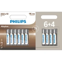 Online Tech Alkaline AAA batterier, Batterier