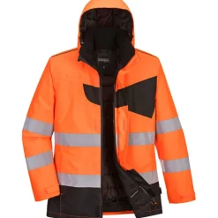 Discount PW2 vinterjakke, hi-vi orange/ort, tr. Jakker & Veste