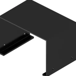 New vægkanal aluminium, sort Varmepumper