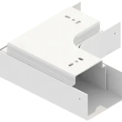 Discount vægkanal horisontal bøjning 90°, hvid Varmepumper