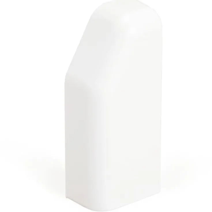 Sale højre endestykke, SL 20/110 mm, hvid Kabelkanaler
