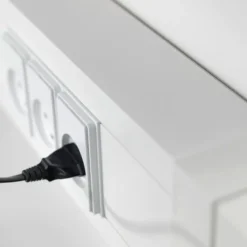 Outlet Signa installationskanal med låg, 70/130 mm, perlehvid Kabelkanaler