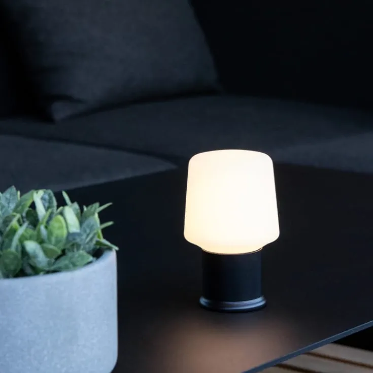 London bordlampefod, sort, Udendørs Bordlamper
