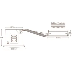 Clearance Alda indbygningsspot, GU10, Indbygningsspots|Scan Products