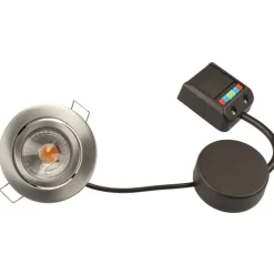 Claudia indbygningsspot, 2700K, aluminium Indbygningsspots|Scan Products