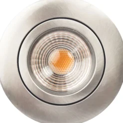 Sale Claudia Loop indbygningsspot, 2700K, børstet aluminium Indbygningsspots|Scan Products