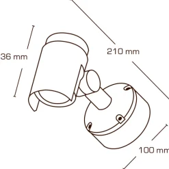 Outlet Inna havespot, Havelamper|Scan Products