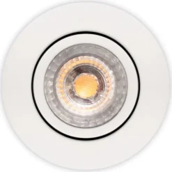 Luna Low Profile 2.0 indbygningsspot, 3000K, mat hvid Scan Products