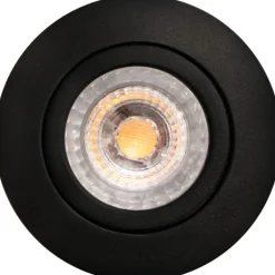 Discount Luna Low Profile 2.0 indbygningsspot, 3000K, mat sort Indbygningsspots|Scan Products