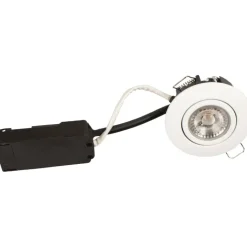 Clearance Luna Low Profile indbygningsspot, 4000K, mat hvid Scan Products