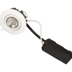 Online Luna Low Profile indbygningsspot, mat hvid, , 6 stk Scan Products