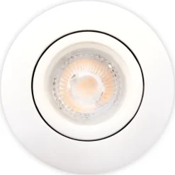 Clearance Luna Quick Install 2.0 indbygningsspot, 2700K, mat hvid Scan Products