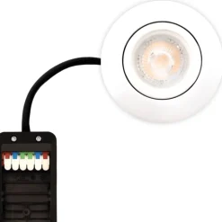 Clearance Luna Quick Install 2.0 indbygningsspot, 2700K, mat hvid Scan Products