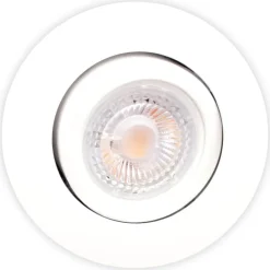 New Luna Quick Install 2.0 indbygningsspot, , mat hvid, 10 stk. Scan Products