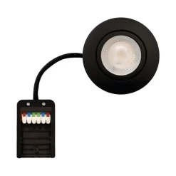 Sale Luna Quick Install 2.0 indbygningsspot, 3000K, mat sort Scan Products