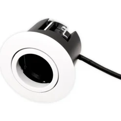Clearance Luna Quick Install 2.0 indbygningsspot, GU10, mat hvid Indbygningsspots|Scan Products