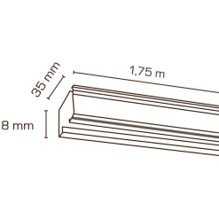 Sale Mita 1F strømskinne, sort, Strømskinner|Scan Products