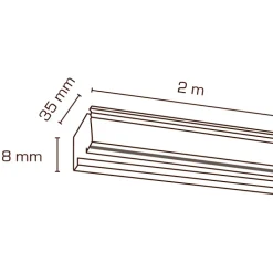 Discount Mita 1F strømskinne, sort, Strømskinner|Scan Products