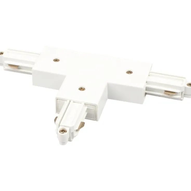 Mita 1F T-stykke, hvid, Strømskinner|Scan Products