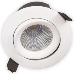 Hot Sabina Dim to Warm indbygningsspot, mat hvid Scan Products