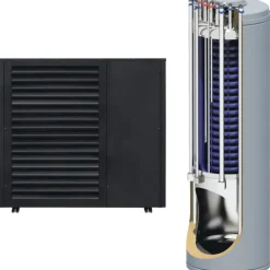 Online Skagen luft til vand varmepumpesæt, monoblok, 8 kW Varmepumper