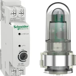 Hot Schneider Acti9 IC 100 skumringstimer, sensor, 100 lux, 1 kanal Tavlestyring