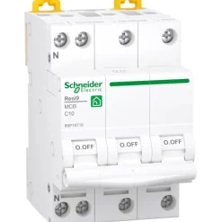 Best Resi9 bolig automatsikring C 4P, Schneider Electric|Tavlekomponenter