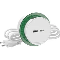 Hot Unica+ bordoplader med USB-A+C, Schneider Electric|Mobil, Pc & Data