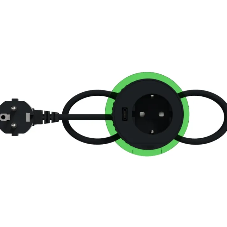 Clearance Unica+ XS bordstikkontakt med USB+C, Schneider Electric|Mobil, Pc & Data