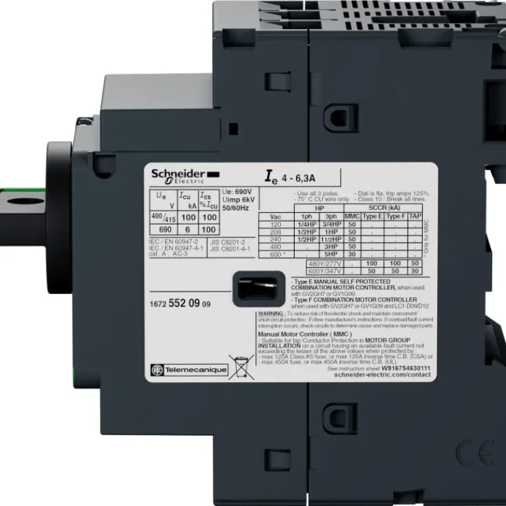 Hot Schneider GV2P14 motorværn, Industrimateriel|Schneider Electric