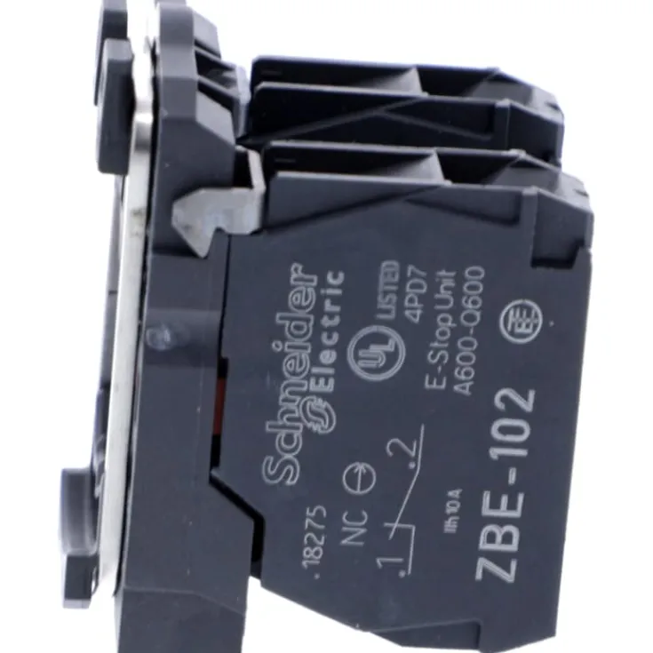 Sale Schneider Harmony ZB5AZ104 kontaktelement, 2xNC Sikkerhedsafbrydere & Nødstop|Industrimateriel