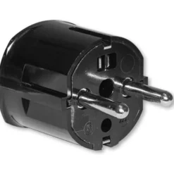 Best Schuko vinkelstikprop, sort Stikpropper