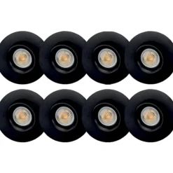 New Junistar Bio indbygningsspot, 3000K, , 8-pak Indbygningsspots