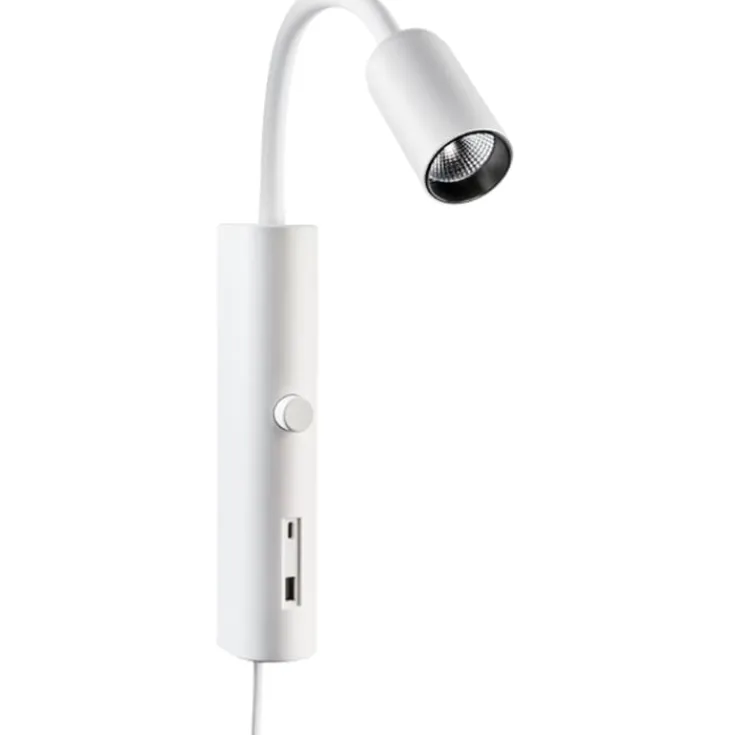 SG Tube væglampe med USB, 2700K, Væglamper