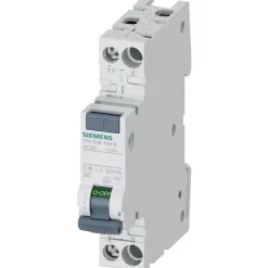 Clearance RCBO 5SV1316 kombiafbryder, 1P+N, Tavlekomponenter
