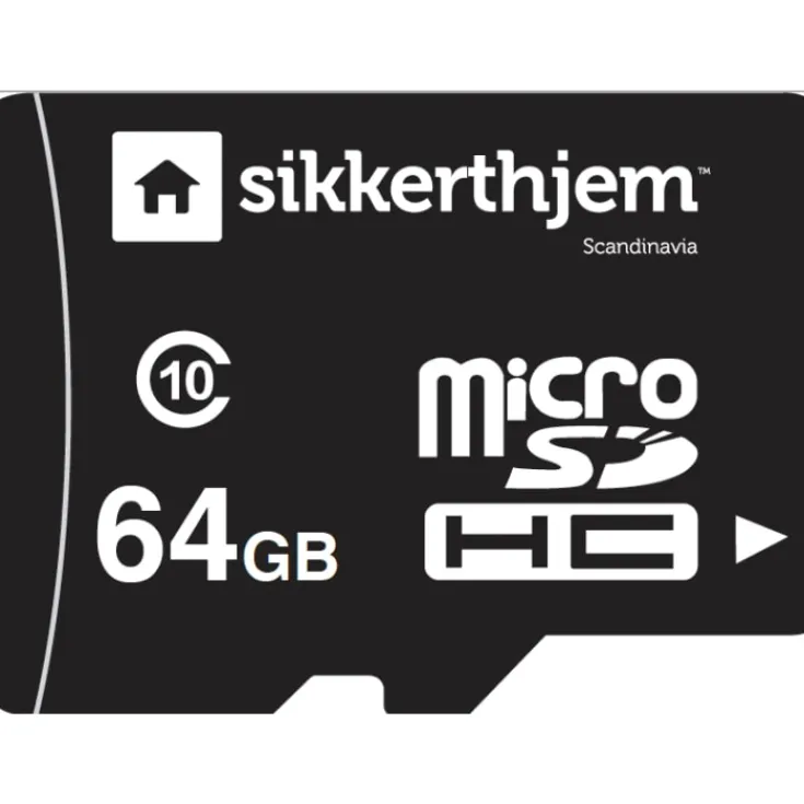 New 32GB microSD hukommelseskort til SmartCam Alarmsystemer & Tyverisikring