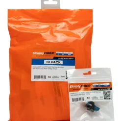 Hot Simplyfiber Keystone LC/UPC til LC/UPC SM 10-pak Udtag & Konnektorer