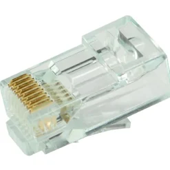 Online RJ45 gennemkørsel stik CAT.6/6A uskærmet, grøn, 20-pak Netværksstik