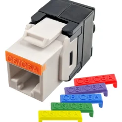 Best RJ45 Keystone konnektor, CAT6A/6, uskærmet, Udtag & Konnektorer
