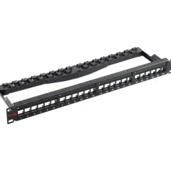 Best RJ45 Patchpanel Rack 24 Port, unloaded, uskærmet Udtag & Konnektorer