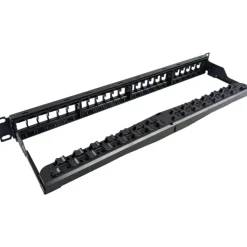Best RJ45 Patchpanel Rack 24 Port, unloaded, uskærmet Udtag & Konnektorer